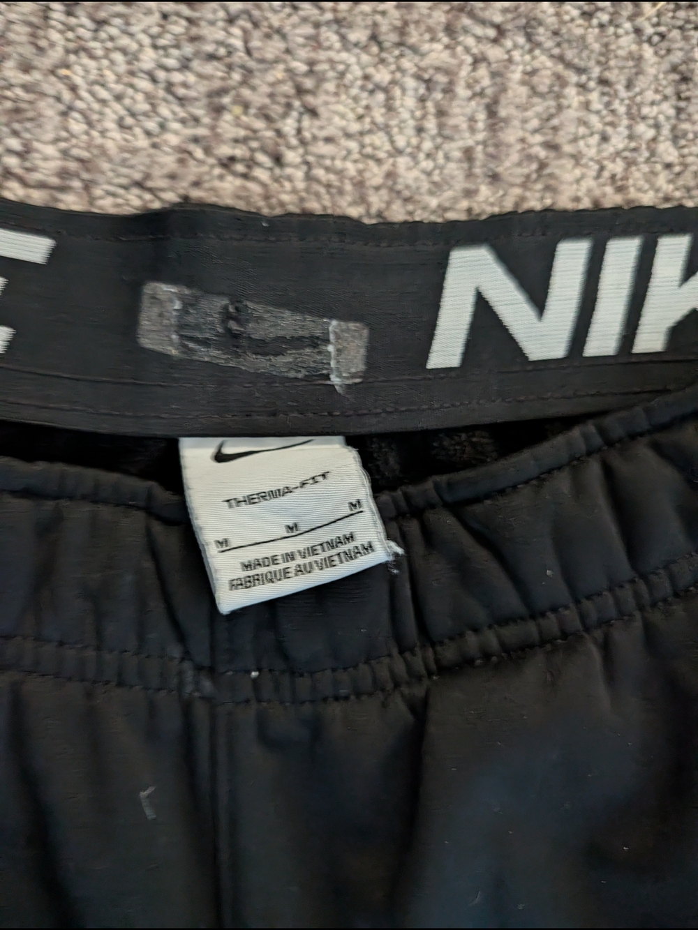 Nike Men's Black Dri-FIT Jogger Sweatpants - Picture 2 of 4